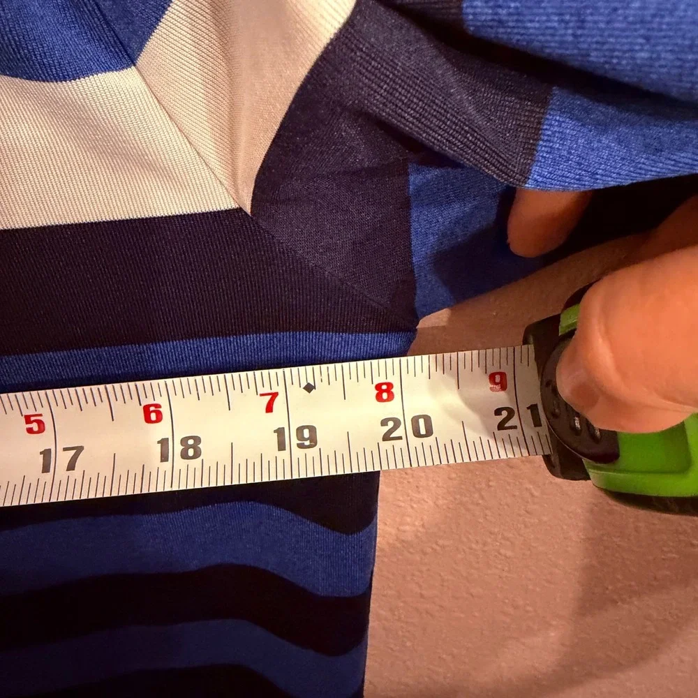 Polo Ralph Lauren Boys XL 18-20 Performance Striped Polo Shirt Blue White